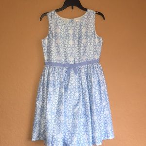 Blue Flower Dress👗